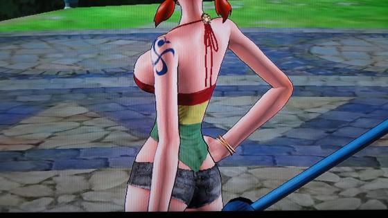 ナミのSWコス、後ろ姿